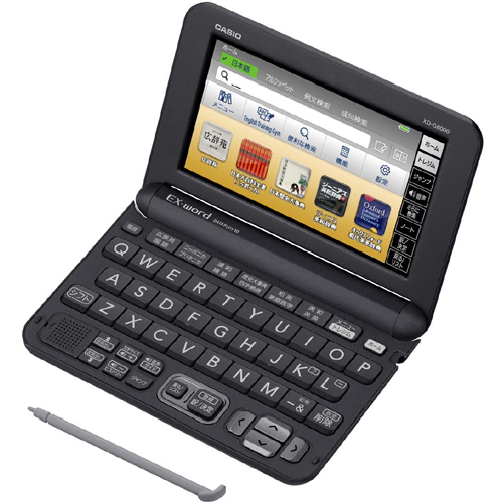 CASIO EX-word XD-G8000BK Dictionnaire électronique Japonais Anglais Français